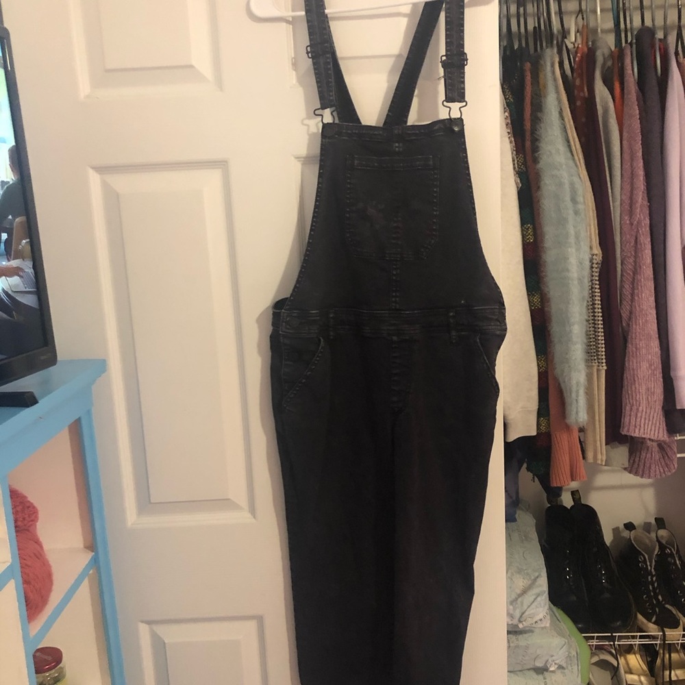 Black Overall Pants